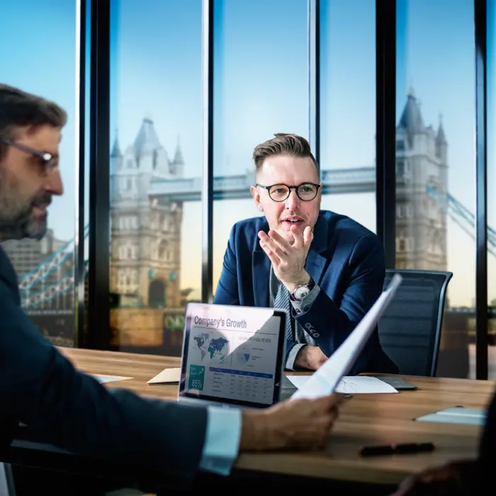 ICV certification in Dubai audit meeting in a Dubai office.