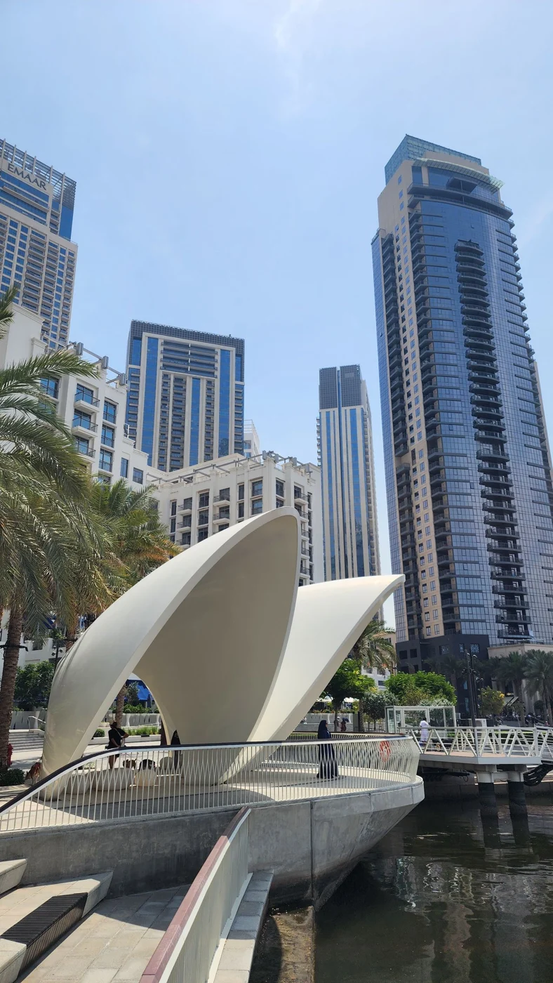 Dubai business district architecture